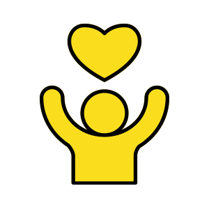 orphans child heart icon