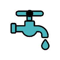 water tap icon green