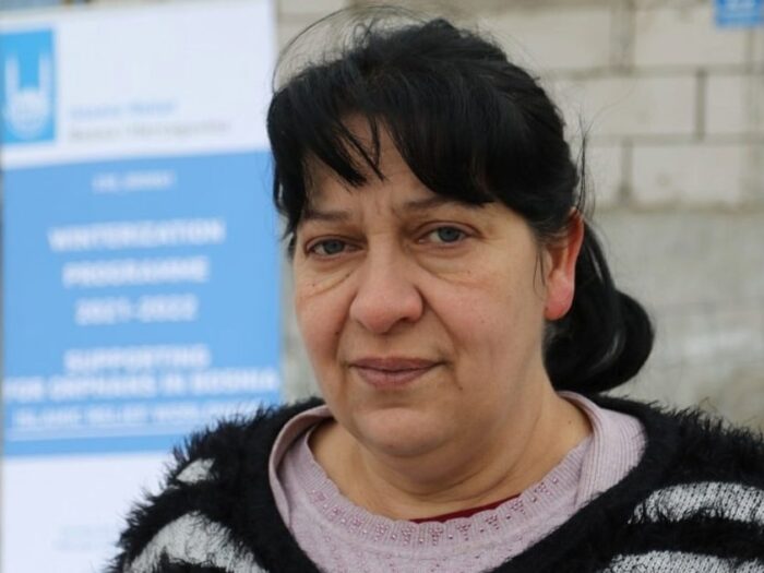 a woman from bosnia who is supported by islamic relief winterisation programmes