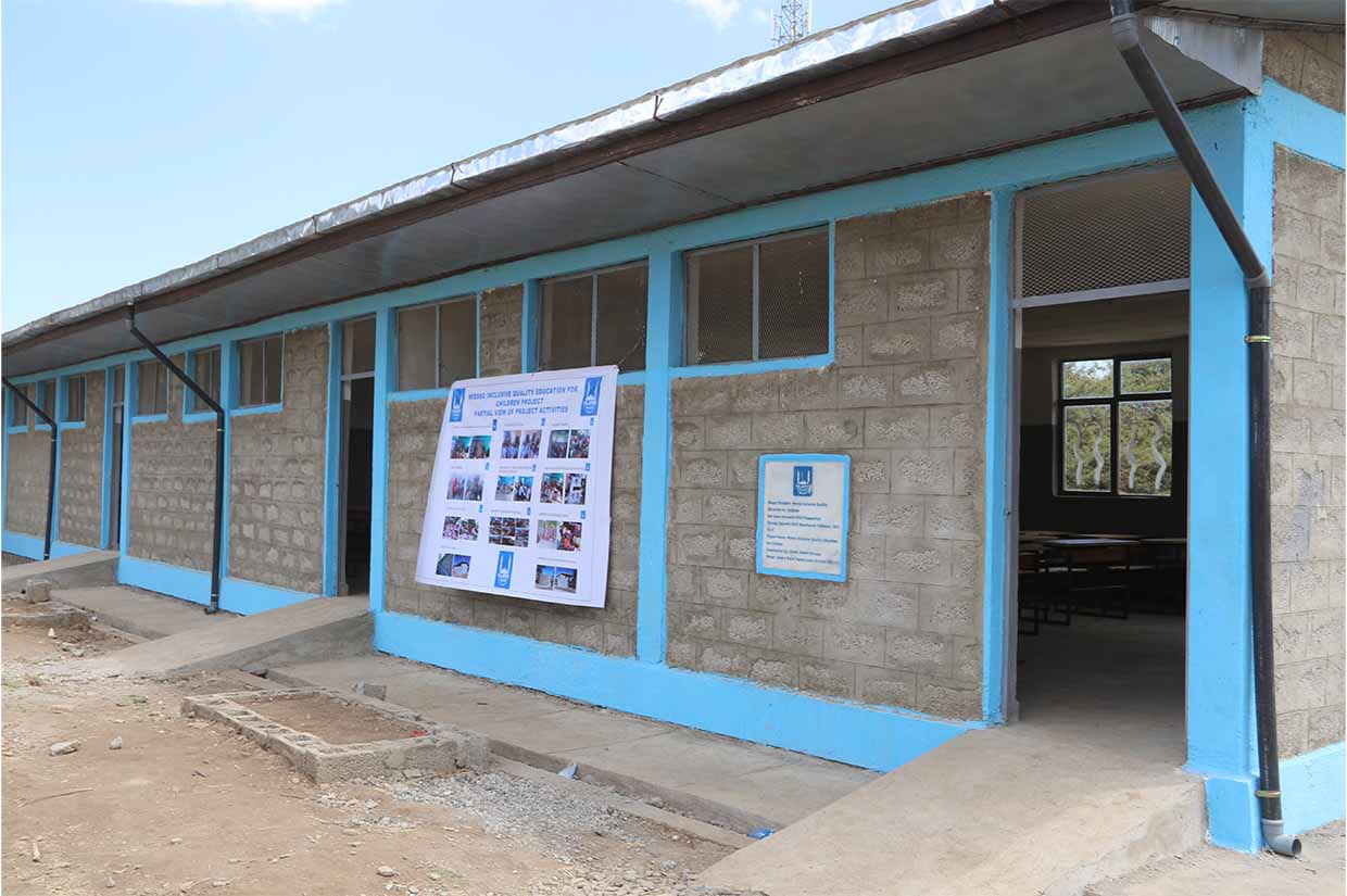 multiple classrooms with equipment built in ethiopia by islamic relief building schools