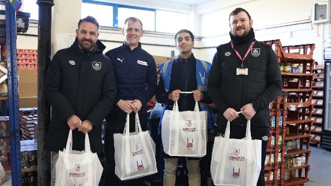 islamic relief partnering with burnley fc in the community to distribute winter packs to vulnerable communities in the uk