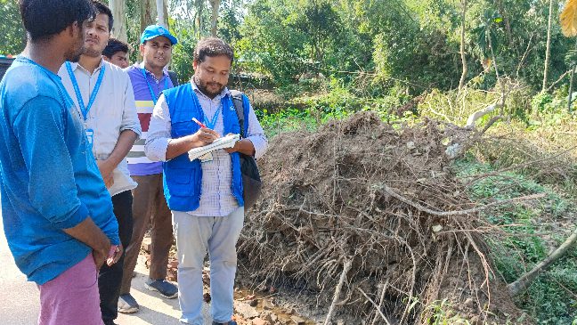 islamic relief teams in bangladesh conducting needs assessments following the landfall of cyclone hamoon