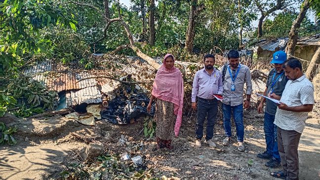 islamic relief teams in bangladesh conducting needs assessments following the landfall of cyclone hamoon