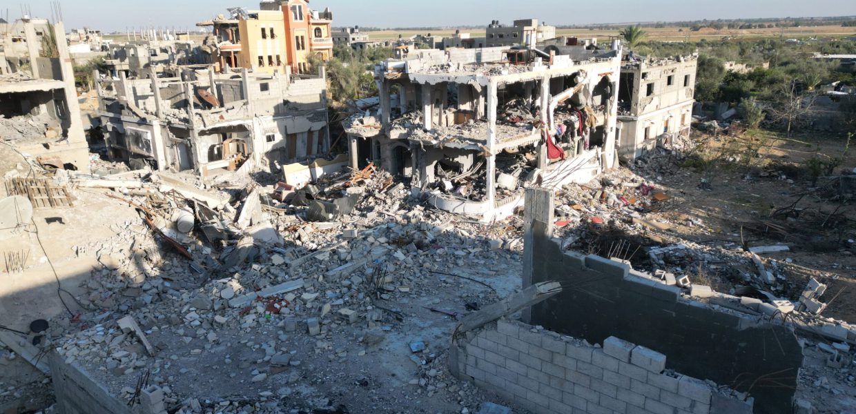 destruction of buildings in gaza