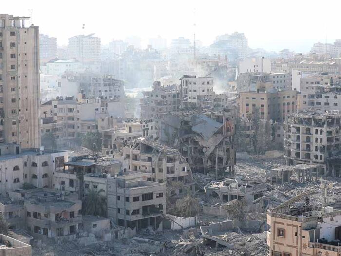 destruction across gaza