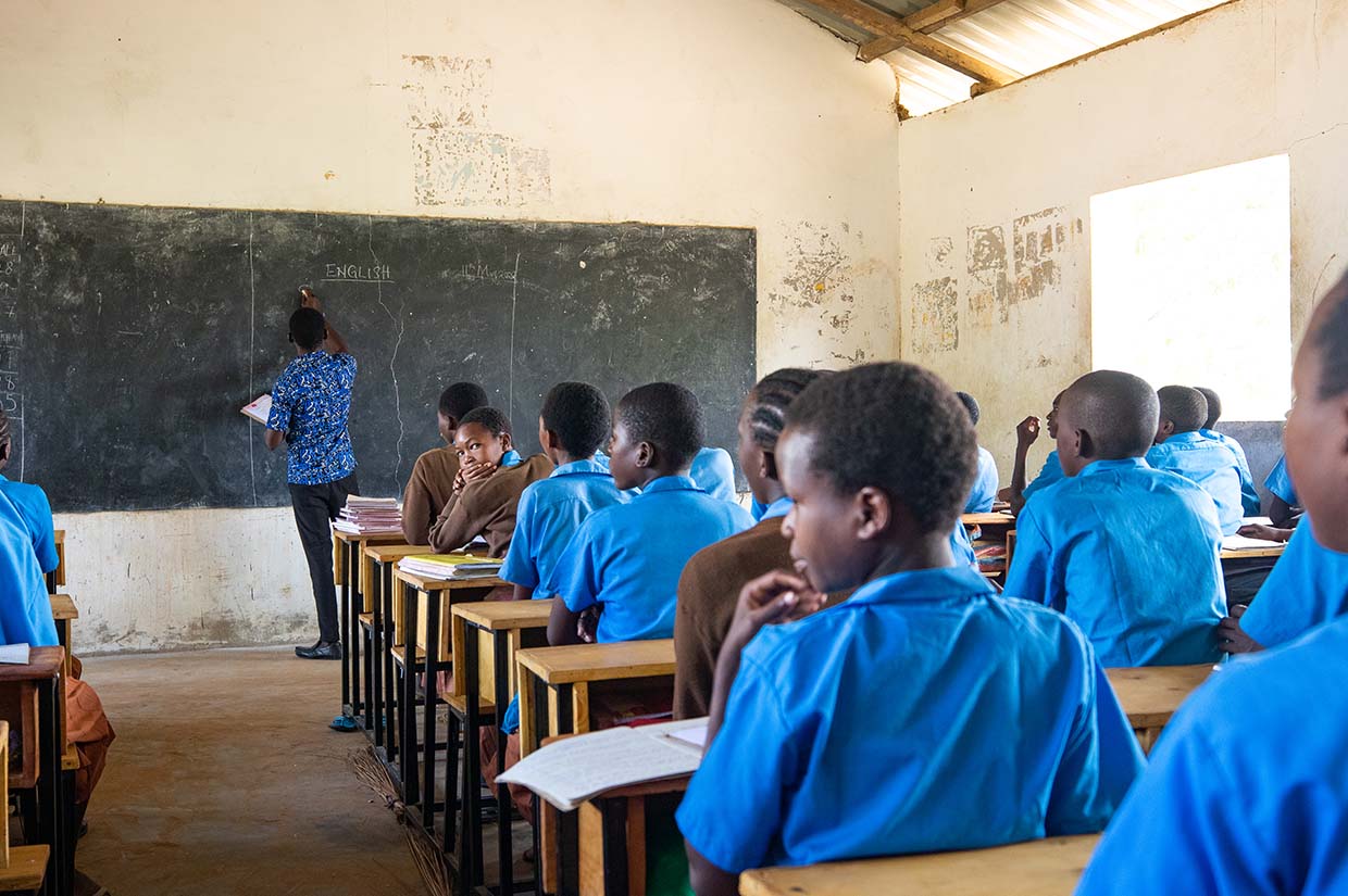 a classroom of children islamic relief