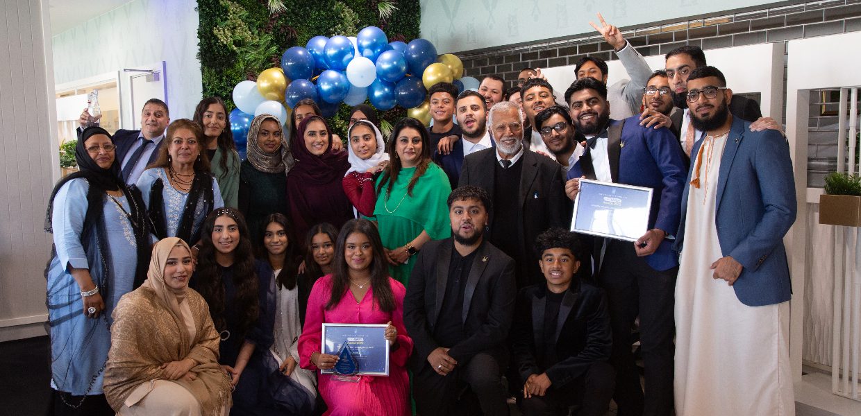 a group of winners receiving their awards at islamic relief's lifesavers award ceremony