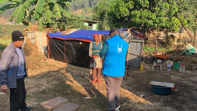 islamic relief teams in nepal conducting assessments following earthquake