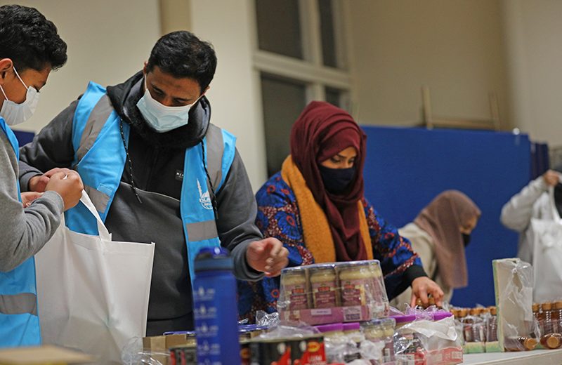 east london mosque food packs islamic relief uk