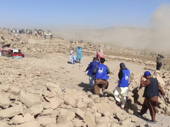 islamic relief teams in afghanistan responding to the earthquake disaster in herat