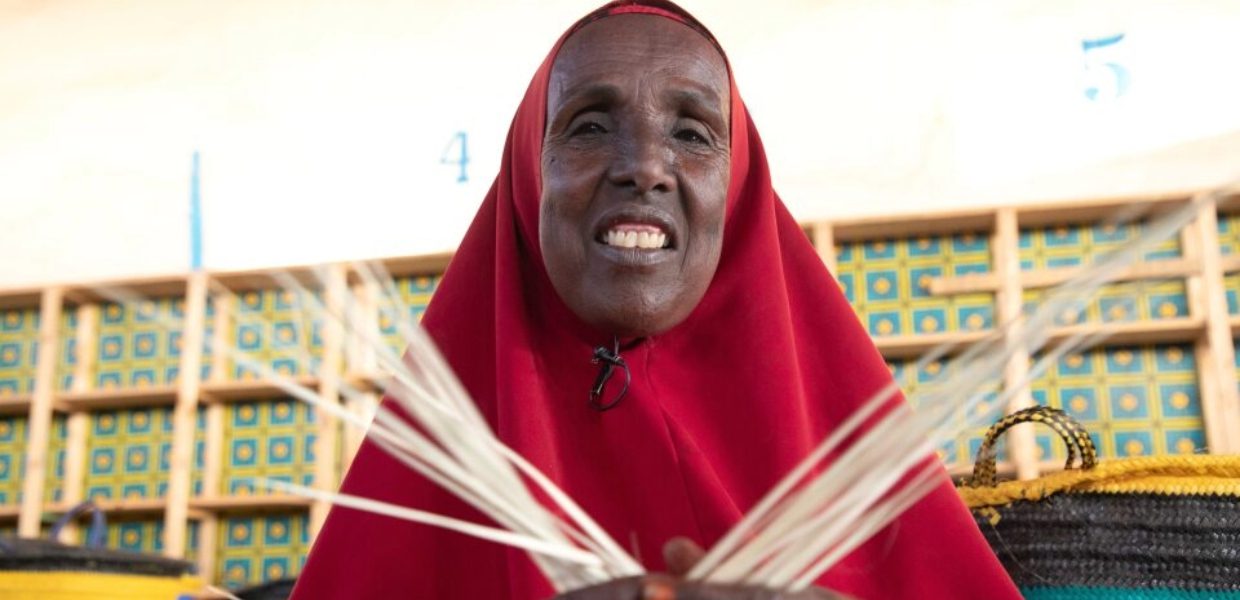 a somalian woman smiling