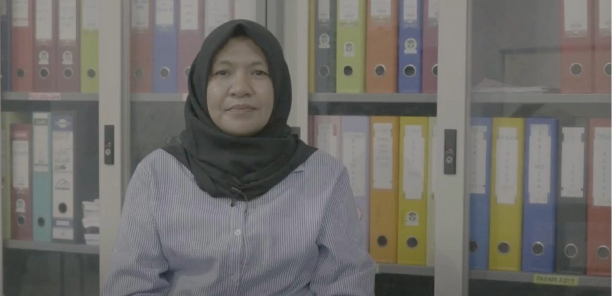 an indonesian woman suharta who is helping Indonesian communities fight early forced marriage