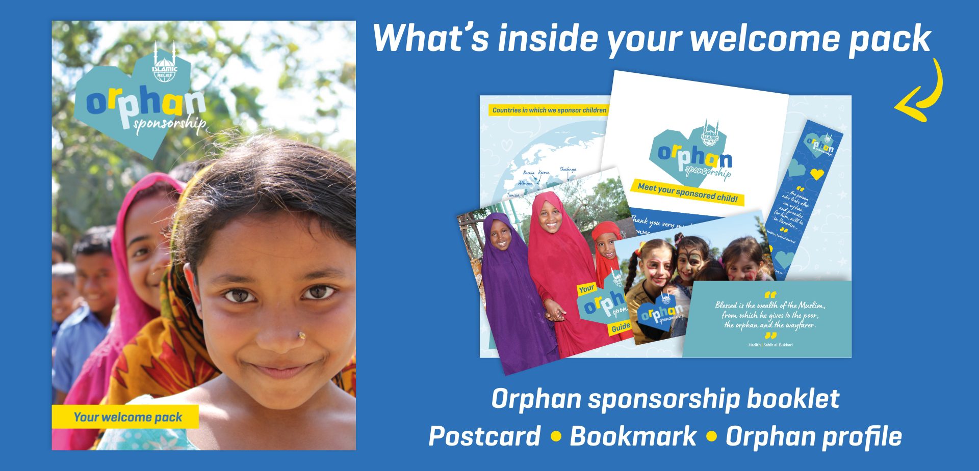 islamic relief sponsor an orphan welcome pack preview