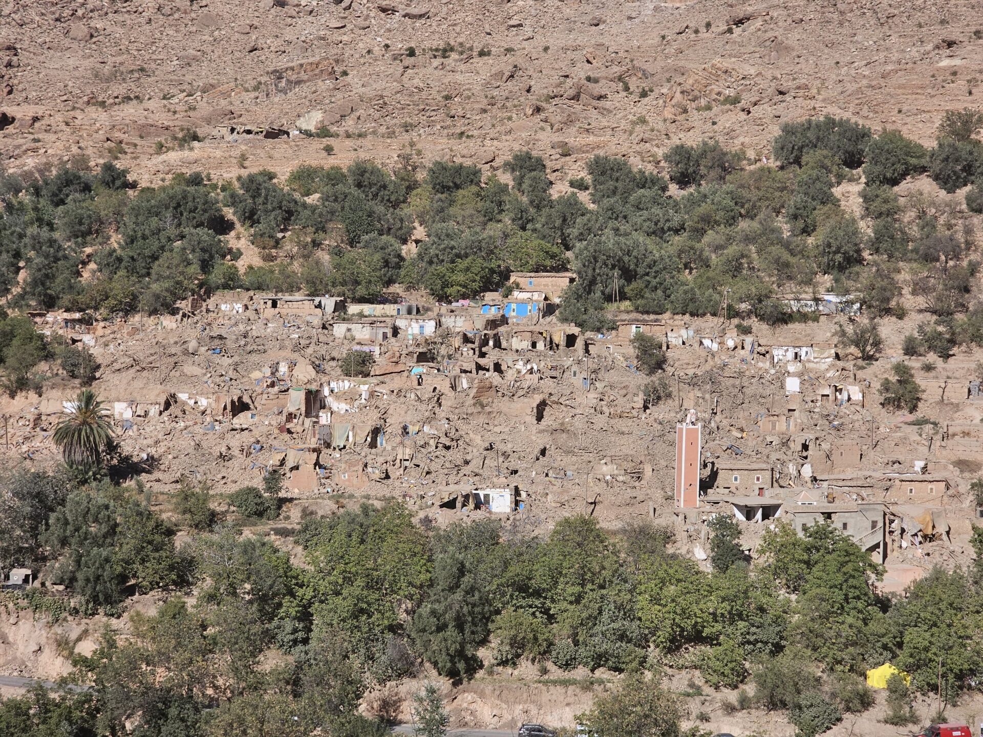 Image showing village rubble