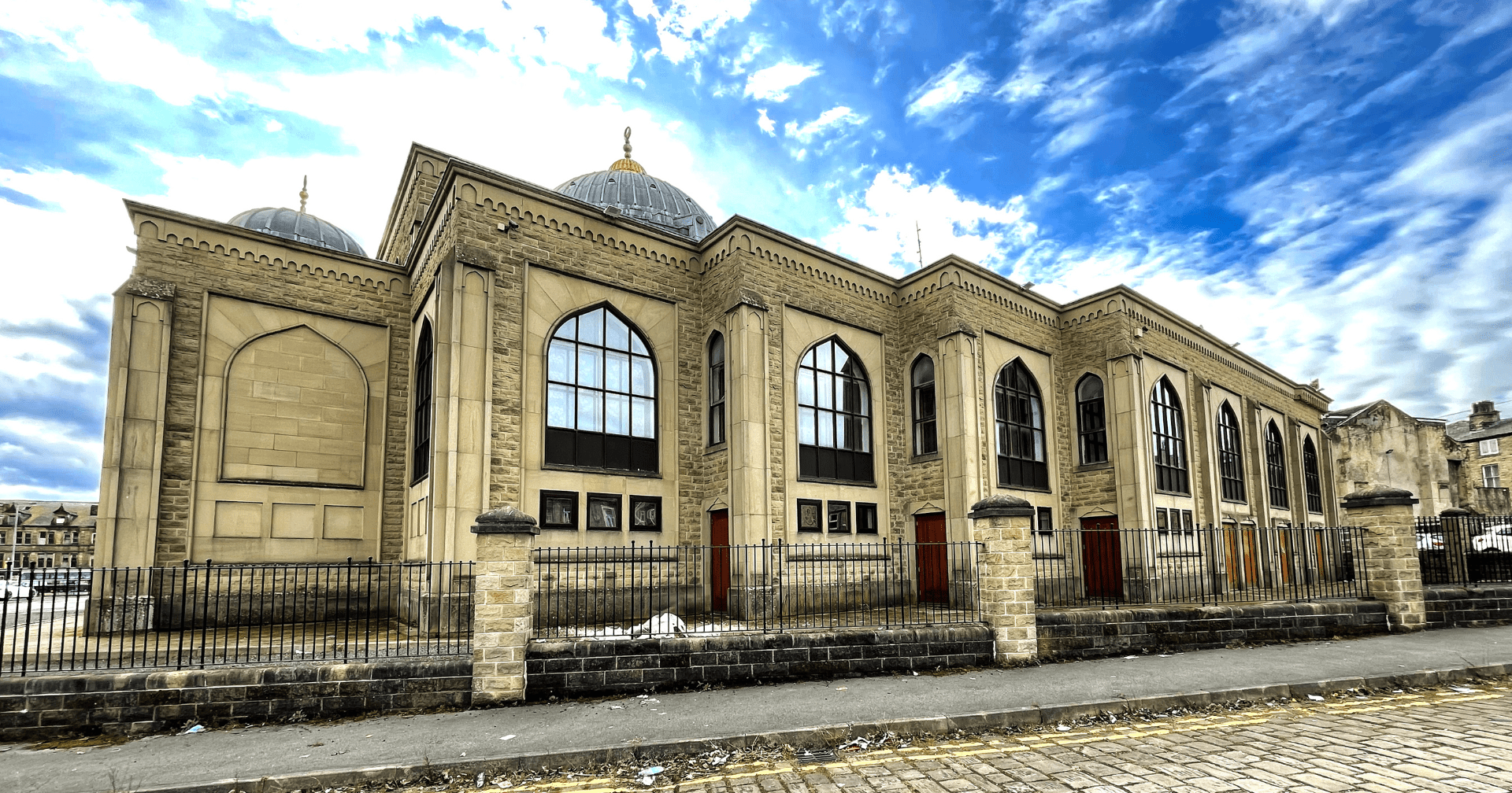 View of Bradford central mosque